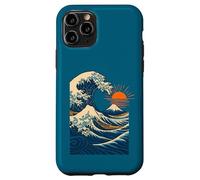 Vague de l'océan Japonais avec Montagne et Lever du Soleil Coque pour iPhone 11 Pro