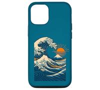 Vague de l'océan Japonais avec Montagne et Lever du Soleil Coque pour iPhone 12/12 Pro