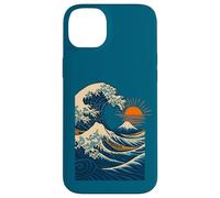 Vague de l'océan Japonais avec Montagne et Lever du Soleil Coque pour iPhone 14 Plus
