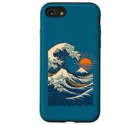 Vague de l'océan Japonais avec Montagne et Lever du Soleil Coque pour iPhone SE (2020) / 7/8