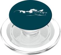 Vague déferlante sur Groynes avec Mouette Plage océanique PopSockets PopGrip pour MagSafe