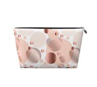 Vague d'or Rose, Trousse de Toilette Trousse de Maquillage Sac à cosmétiques Trousse de Toilette de Voyage Portable
