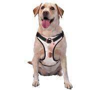 Vague en Or Rose,Harnais pour Animaux de Compagnie, Harnais réfléchissant réglable pour Chien,M