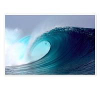 Vague tropicale bleue pour surfer Poster de Paul Kennedy 30 x 20 cm Tableaux Décoration murale