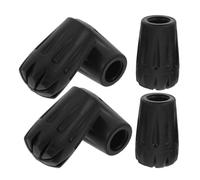 Vaguelly 1 Embouts De Protection Universels pour Bâtons De Randonnée TPR Antidérapants Et Durables Accessoires De Trekking pour La Stabilité Confort 6 Pièces