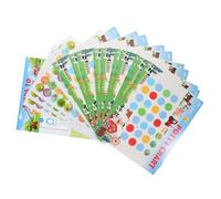 Vaguelly 1 Ensemble Autocollants d’apprentissage de la propreté pot apprentissage propreté potty training garçon tableau des récompenses pour les enfants tableau de pot avec autocollants