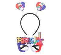 Vaguelly 1 Ensemble Bandeau et Lunettes de Sport avec Cœur Accessoire de Fête pour Anniversaire pour Activités et Décontractées Élégant et Confortable