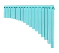 Vaguelly 1 ensemble de flûtes de pan : flûte de pan à 18 tubes pour enfants débutants - Instrument de musique en do avec accordage stable pour la pratique à l'école et à la maison