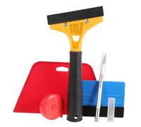 Vaguelly 1 Ensemble Kit Outils de de Film pour Raclette Couteau et Ruban à Mesurer pour Application de Film Adhésif et Papier Peint