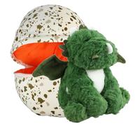 Vaguelly 1 Ensemble Peluche Oeuf de Dinosaure Peluche Adorable avec Dinosaure et Oeuf Animal de Compagnie Doux pour Décoration et Confort à