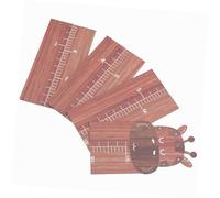 Vaguelly 1 Jeu Autocollant Mural De Mesure De Hauteur De Girafe Toise De Croissance En Bois Girafe En Bois Art Mural Règle De Hauteur De Suspension Murale Appliqué La Chambre Des Enfants