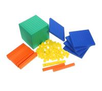 Vaguelly 1 Jeu Cube mathématique matériel de Manipulation mathématique Cube d'apprentissage des mathématiques Compter Les Blocs pour Que Les Enfants apprennent Bloc mathématique Eva