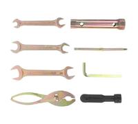 Vaguelly 1 kit d'outils de réparation de portable avec clé à bougie, tournevis, pince et jeu de douilles pour l'entretien en déplacement et les réparations d'urgence