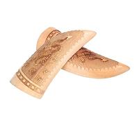 Vaguelly 1 Paire Calice Croissant en Acajou Divination Objet decoratif Taoïsme Saint Graal taoisme Tasse d'ornement Spirituel Coupe sacrificielle Tasses saintes Coupes divinatoires