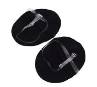 Vaguelly 1 Paire de Coussinets Anti-Transpiration pour Aisselles en Coton Absorbant Coussinets Invisibles Noirs Bretelles Transparentes Réglables Protection L'Humidité pour L'Été sous