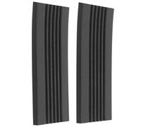 Vaguelly 1 Paire de Pads de Pédale de Grosse Caisse en Silicone Antidérapant Noir pour Batterie, Accessoires Fiables pour Divers Types de Configurations de Batterie