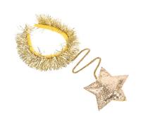 Vaguelly 1 Pièce Bandeau Pentagramme Cheveux D'étoile Bandeau Étoile Cerceau De Cheveux De Fête Casque Étoile -tête Étoile Scintillante Accessoires De Cheveux Star Guirlandes En Bande
