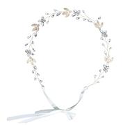 Vaguelly 1 Pièce Bandeau Strass Feuille coiffes de mariée pour mariage accessoires de cheveux de mariage pour les mariées hair charms hair toppers bandeau couvre-chef guirlande