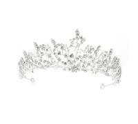 Vaguelly 1 pièce Diadème avec pour Mariage Couronne pour Cheveux Bandeau Accessoire de Tête pour Filles pour Fiançailles Fêtes