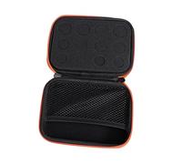 Vaguelly 1 pièce Étui de Protection pour Huiles Essentielles Slots Sac de Rangement Rigide Eva pour Bouteilles Aromathérapie Orange pour Transport Protection