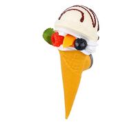 Vaguelly 1 pièce Modèle de Glace Fausse Simulation pour Garçon Fille Accessoire de Décoration pour Vitrine et Éducation Précoce