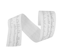 Vaguelly 1 Rouleau Feuille à Rouler Anglaise Papier Toilette Papier Hygiénique Papier Toilette De Tissu De Bain De Pulpe De Bois