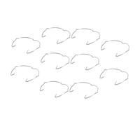 Vaguelly 10 Pièces Anneaux De Fixation Pour Spot Encastré Clips Ressorts En Fer Pour Lampe Led Accessoires De Maintien Faciles À Installer Pour Usage Domestique Et Commercial