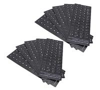 Vaguelly 10 Pièces Autocollants Clavier Espagnol Noir Mat Blanc Remplacement Clavier pour Pc Portable Bureau École