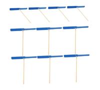 Vaguelly 10 Pièces Bois de Libellules Jouets Volants pour Garçon Fille Activités Extérieures Développement des Compétences Motrices et Interactions Parents Garçon Fille