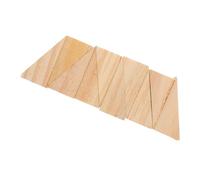 Vaguelly 10 Pièces Cale en Bois Butée De Porte pour Butée De Porte Anti-Collision en Bois Butoir De Porte Domestique Bloc D'arrêt De Porte Butée De Porte en Coin