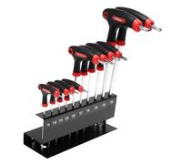 Vaguelly 10 pièces Handle Hexagonal Wrenches Set With Holder Manual Tool Kit For Home And Workshop Use Practical And Ergonomic Design