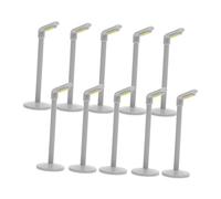 Vaguelly 10 Pièces Miniature Traffic Street Lights Model Authentic Miniature Design for Dollhouses and Railway Train Micro Landscape Educational Toy Traffic Rules Understanding