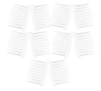 Vaguelly 10 Pièces Peigne Clips Français Pour Les Cheveux Pince à Cheveux Torsadée Française Pinces à Cheveux Claires Pinces à Cheveux Français Épingle Française Plastique Transparent