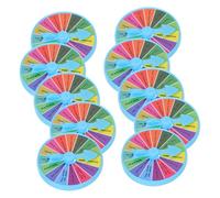 Vaguelly 10 Pièces Roue de Jeu Accessoires de Jeu de Carnaval Activités Familiales Passionnants pour Fêtes et Événements Entreprise