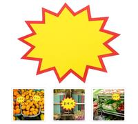 Vaguelly 100 pièces Étiquettes Prix Autocollantes Grandes Papier pour Magasin Détail Signalisation Promotionnelle Vente Au Détail