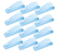 Vaguelly 100 Pièces Identifier le bracelet Hospitalisation avec bracelet bracelets réutilisables imperméables poignet bracelets bracelet d'information pour personnes âgées PVC Blue