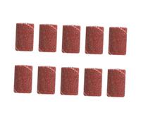 Vaguelly 100 pièces Sanding Rings For Nail Drill Manicure Tool Corundum Grinding Head Polisher For Natural Artificial Nails Pedicure Use