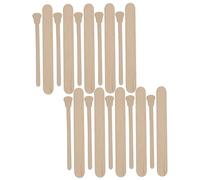 Vaguelly 100 pièces Spatules Bois pour Cire Lot de Outils Épilation et Applicateurs de Crème Accessoires Beauté Pratiques et Durables pour Salon et Usage Personnel