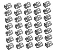 Vaguelly 1000 Pièces Lot de Bagues de Cheveux Aluminium Réglables pour Dreadlocks et Tresses Anneaux Décoratifs Légers pour Faux Locs Tresses et Cornrows Bijoux de Cheveux Creux pour Style