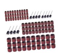 Vaguelly 102pièces Tambour De Ponçage Pour Perceuse à Clous Manchon De Bande Abrasive Ensemble De Bandes De Tambour De Ponçage