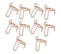 Vaguelly 10pièces Bagues Pour Ongles Réglables Et Réutilisables Sans Adhésif Et Filles Design Mode Facile à Changer