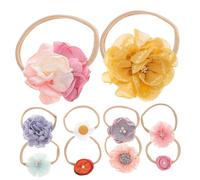 Vaguelly 10pièces Bandeau Garçon Fille Fleur Couvre-chef Garçon Fille Accessoire Cheveux Coiffe Motifs