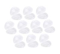 Vaguelly 10pièces Boîte à Tétine De Garçon Fille Contenant Étui à Tétine Cache-tétine Portable Pour Tout-petit Et Voyage