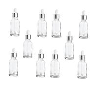 Vaguelly 10Pièces Bouteilles Huile Compte Flacons Rechargeables pour Stockage Sûr et Pratique