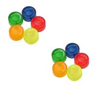 Vaguelly 10pièces Candy Color Foot Switch Toppers Pour Pédales Effet De Guitare Électrique Accessoires Durable Pour Boutons Amplificateur