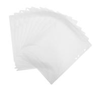 Vaguelly 10pièces Pochettes Classeur pour Partitions Transparentes Recharges de Pages pour Classeur Musique