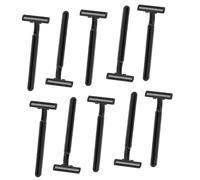 Vaguelly 10pièces Rasoirs Jetables Antidérapants à Double Lame Acier Pour Hommes Et Femmes Épilateur Corps Pratique Design Ergonomique Pour Dos Bras Et Jambes Léger Et Portable