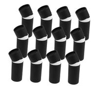 Vaguelly 12 Pièces Boîte D'emballage De Bouteille D'huile Essentielle Petit Avec Tubes Pour Black Papier