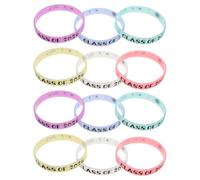Vaguelly 12 Pièces Bracelets de Classe 2026 en Silicone Lumineux pour