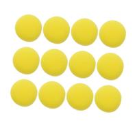 Vaguelly 12 Pièces outil de coiffure éponge de cheveux bouclés scrubber rouleau en mousse pour les cheveux jointoyer wavy hair fers à boucler boucleur éponge rouleau Yellow